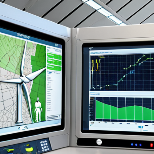 Home 14 **
> Smart grid control center, featuring real-time energy monitoring displays, wind turbine and solar panel icons, engineers analyzing data, modern and high-tech environment, emphasis on stability and renewable energy integration.
**