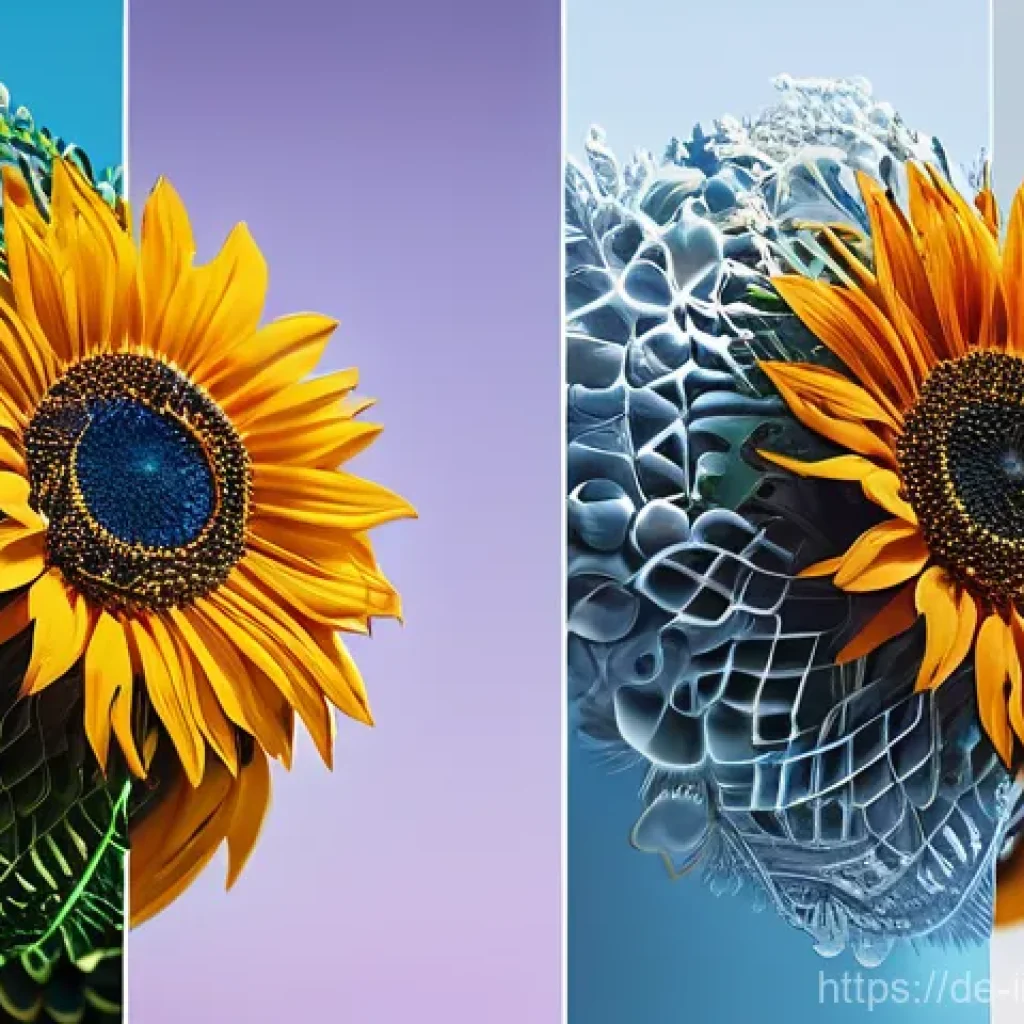 산업공학과 스마트 팩토리 - Here are three detailed image prompts: